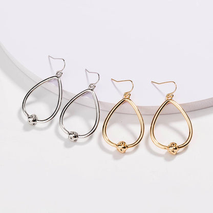 Dainty Love Knot Earrings