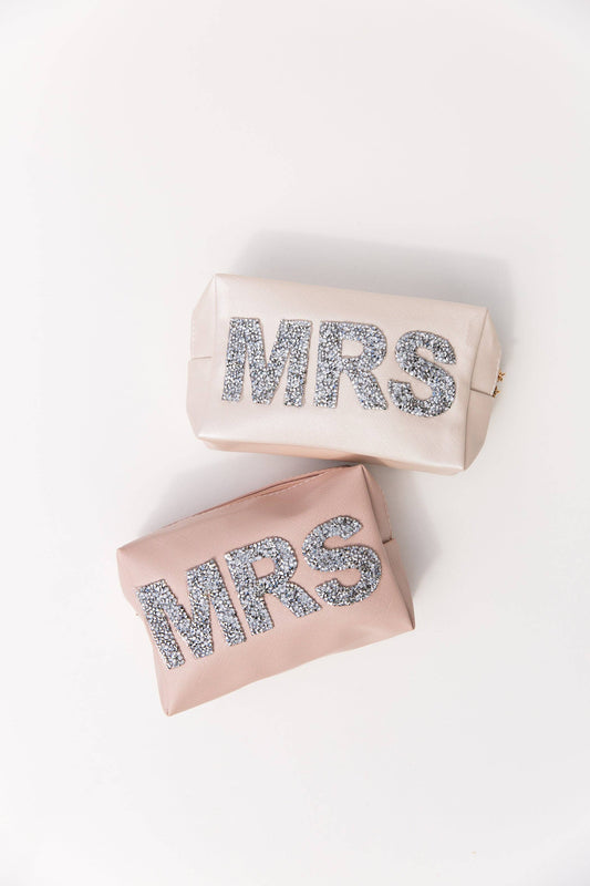 Pink MRS Makeup Bag