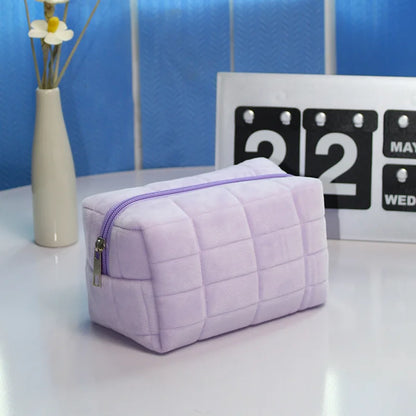 Plush Travel Make Up Toiletry Bag