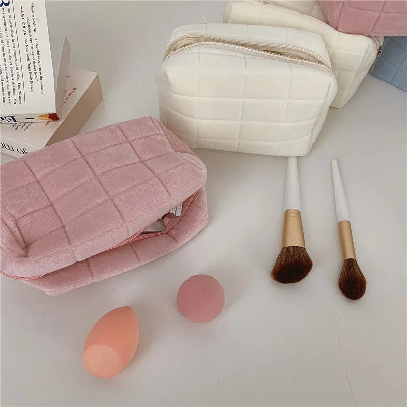 Plush Travel Make Up Toiletry Bag