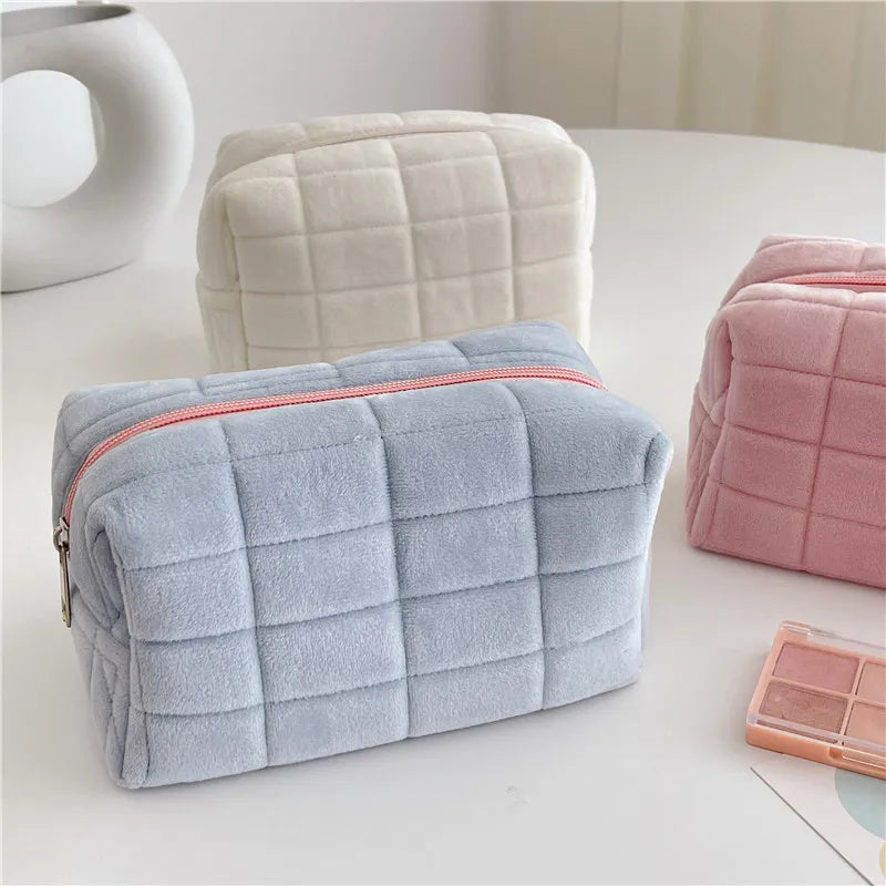 Plush Travel Make Up Toiletry Bag