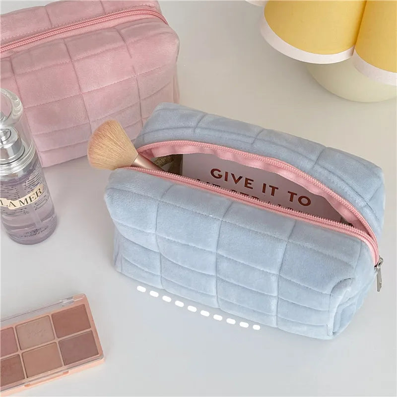 Plush Travel Make Up Toiletry Bag