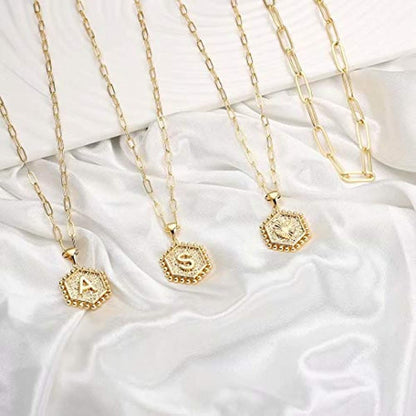 Dainty Layered Initial Necklaces